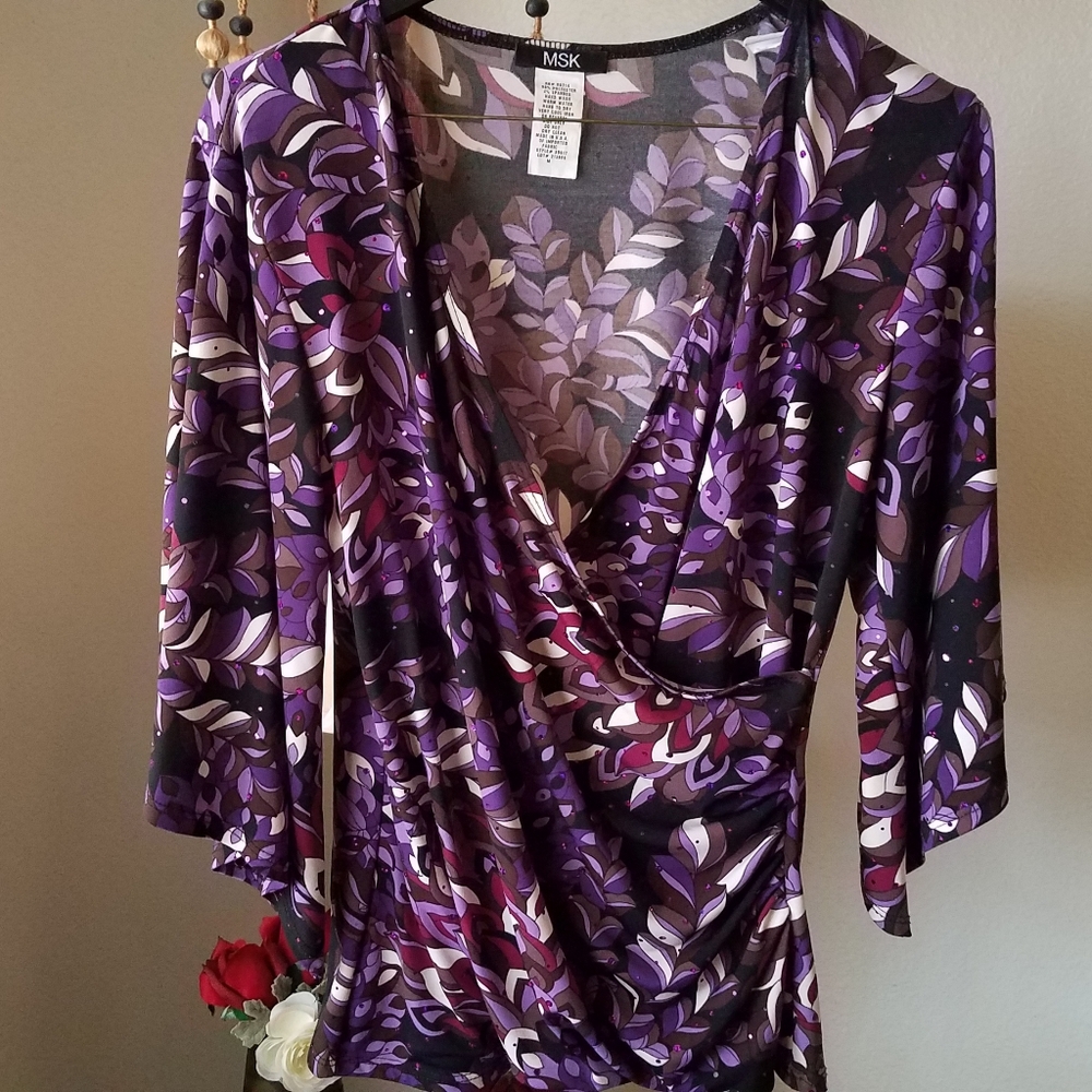 MSK blouse Med